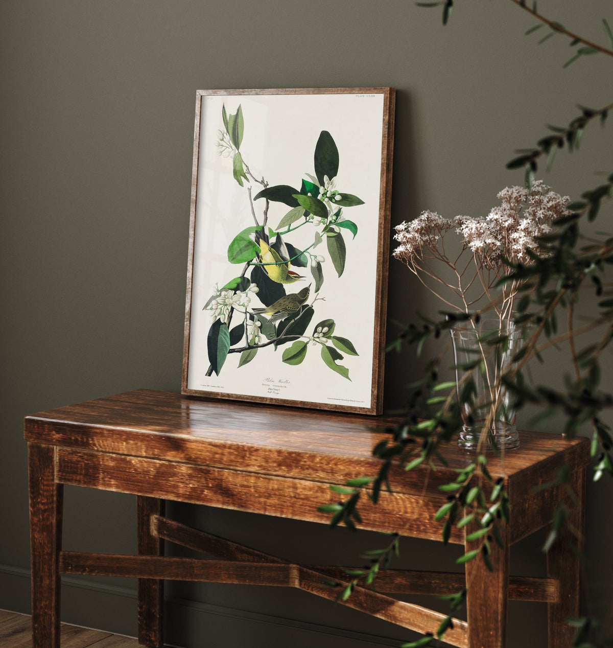 Palm Warbler - John James Audubon Birds of America - Vintage Bird Art Print Poster Illustration