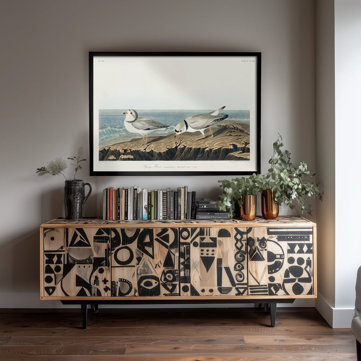 Piping Plover Art Print - John James Audubon Birds of America - Vintage Ornithology Illustration Poster