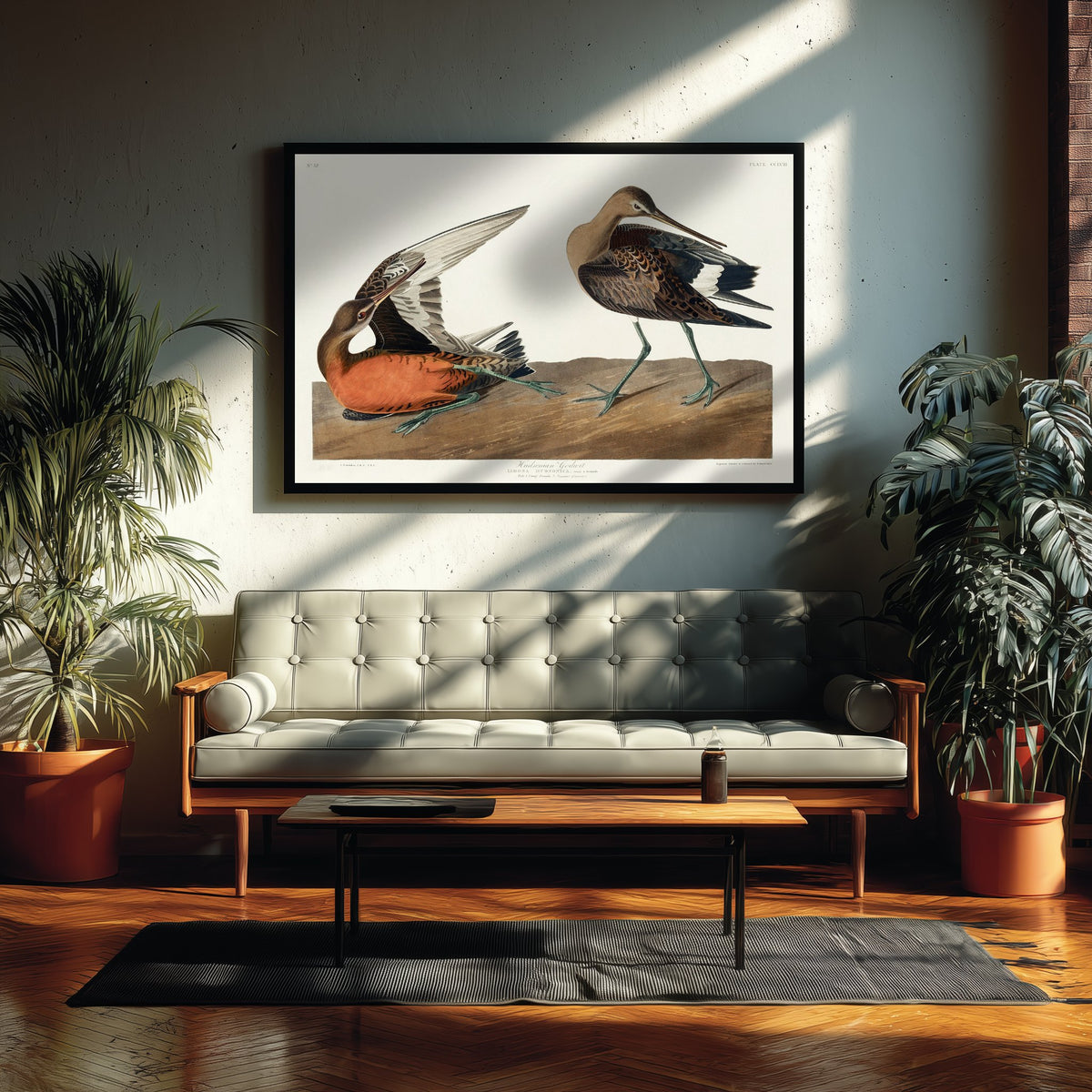 Red Knot Shorebird Art Print - John James Audubon Poster - Birds of America Vintage Illustration