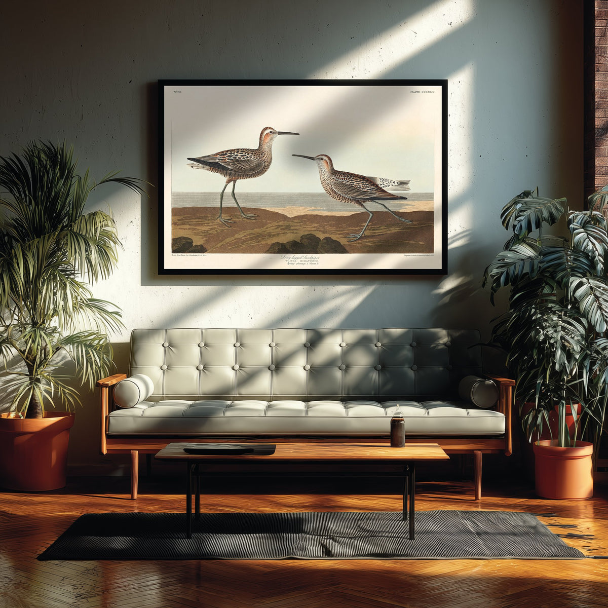 Stilt Sandpiper Art Print - John James Audubon Birds of America - Vintage Ornithology Illustration Poster