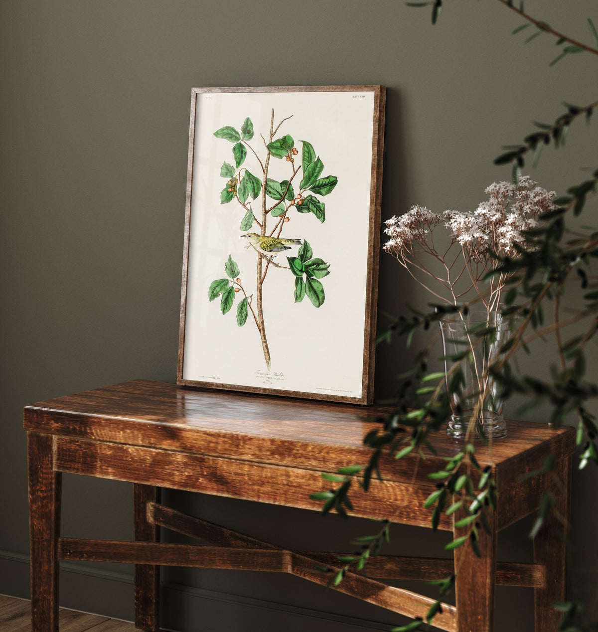Tennessee Warbler - John James Audubon Birds of America Art Print Poster Illustration