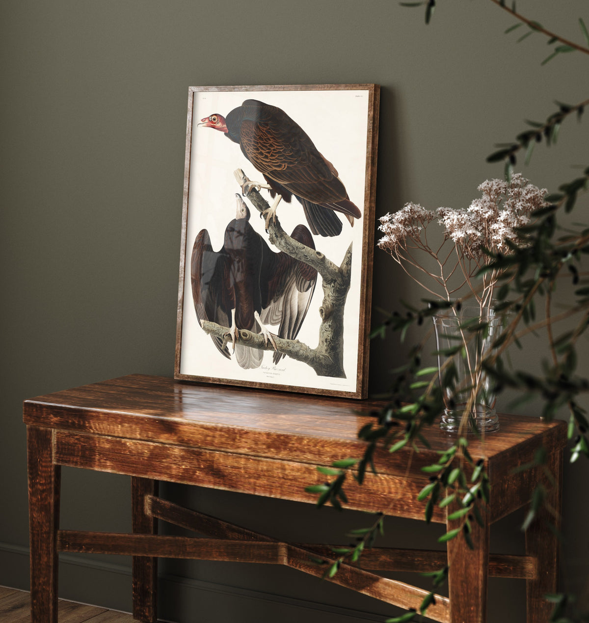 Turkey Vulture - John James Audubon Birds of America Art Print Poster Illustration