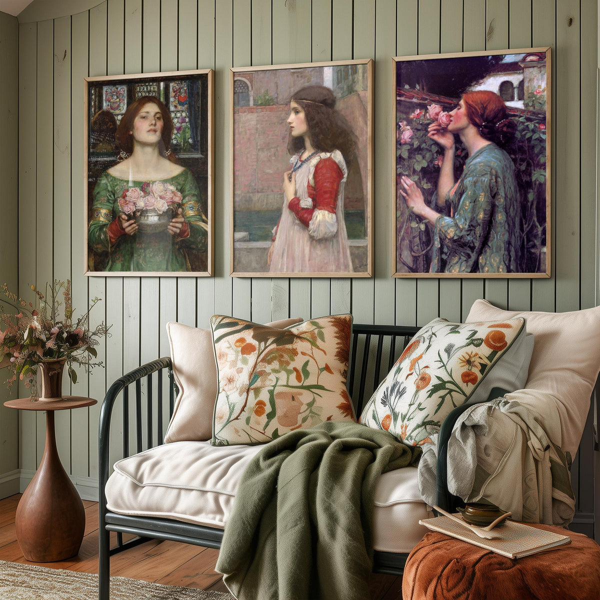 John William Waterhouse Set of Three Art Prints - Juliet, The Soul of the Rose - Pre Raphaelite Painting Poster