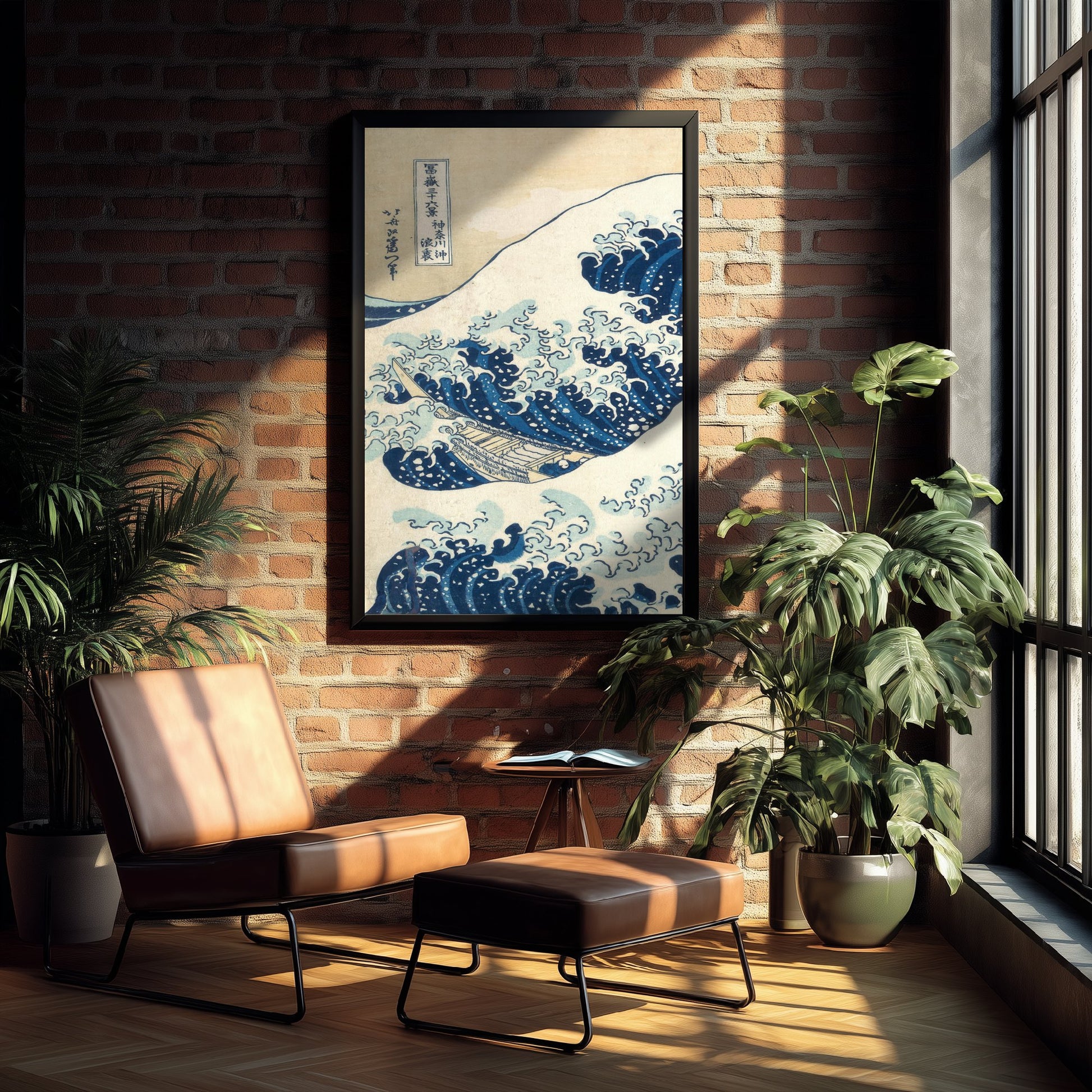 Katsushika Hokusai - The Great Wave off Kanagawa (1831) - Woodblock Art Print - Ukiyo-e Poster - Woodcut V3 1/3