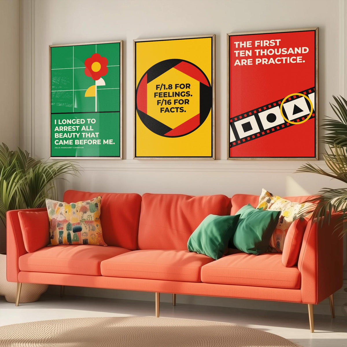 Photography Quotes Set of Three Art Prints - 3 Bauhaus Photographer Posters - Minimalist Art Wall Art Illustration V1