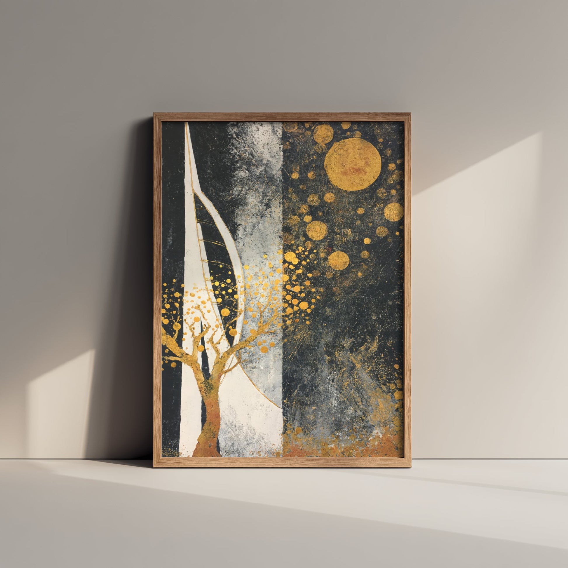 Spinnaker Tower Portsmouth Art Print - Klimt Style Gold Leaf Poster - Gold Illustration Wall Art 3/3