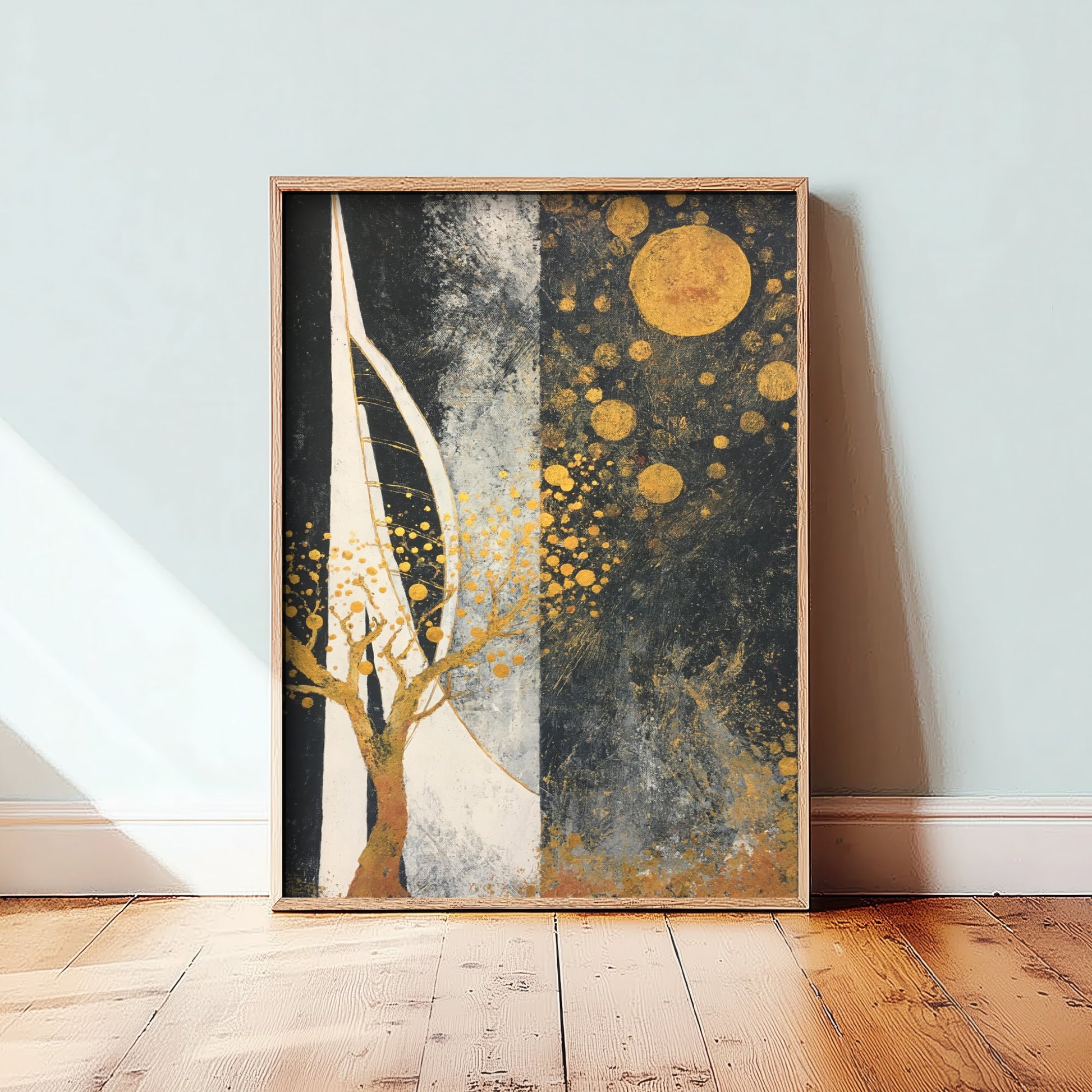 Spinnaker Tower Portsmouth Art Print - Klimt Style Gold Leaf Poster - Gold Illustration Wall Art 3/3