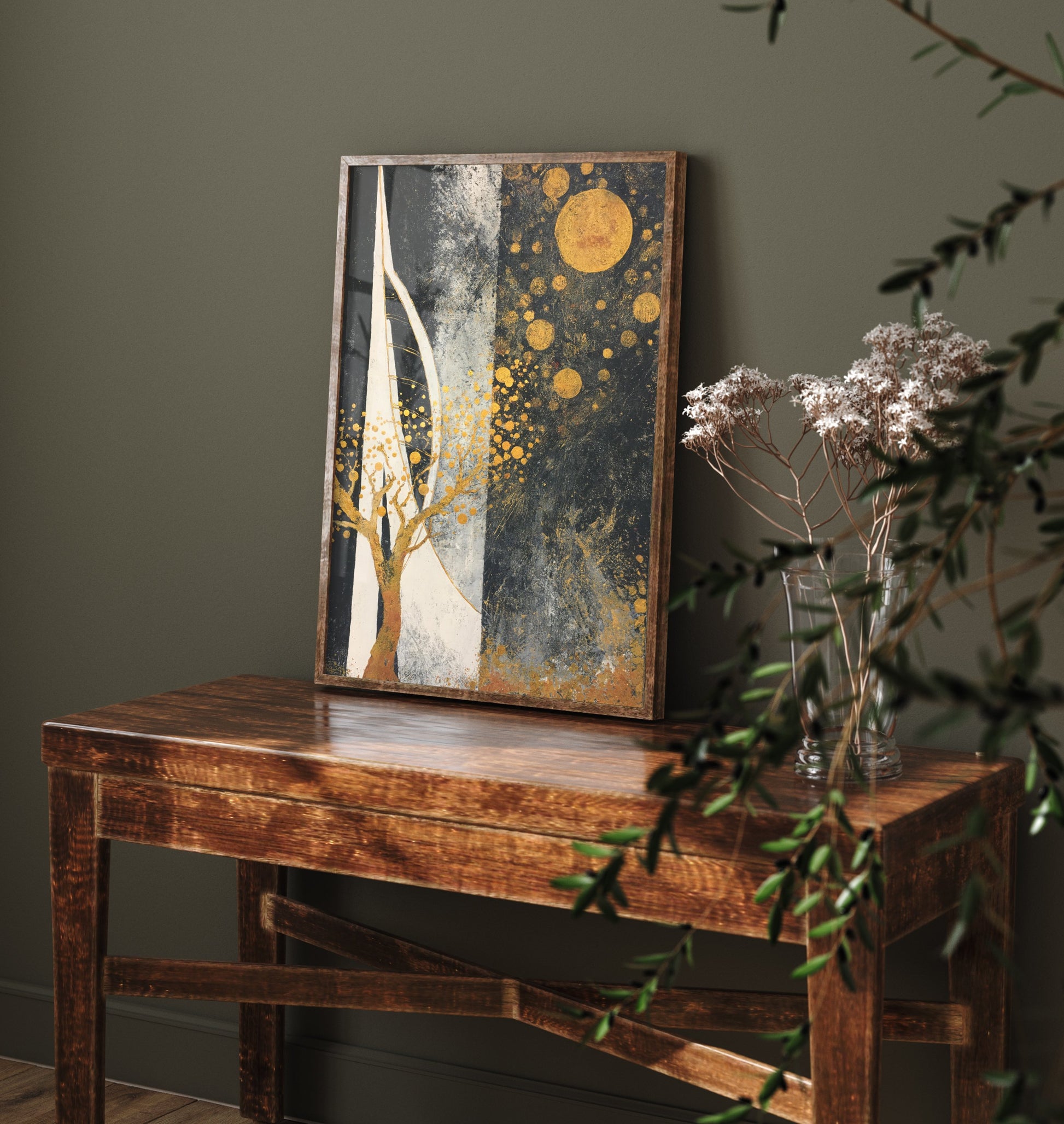 Spinnaker Tower Portsmouth Art Print - Klimt Style Gold Leaf Poster - Gold Illustration Wall Art 3/3