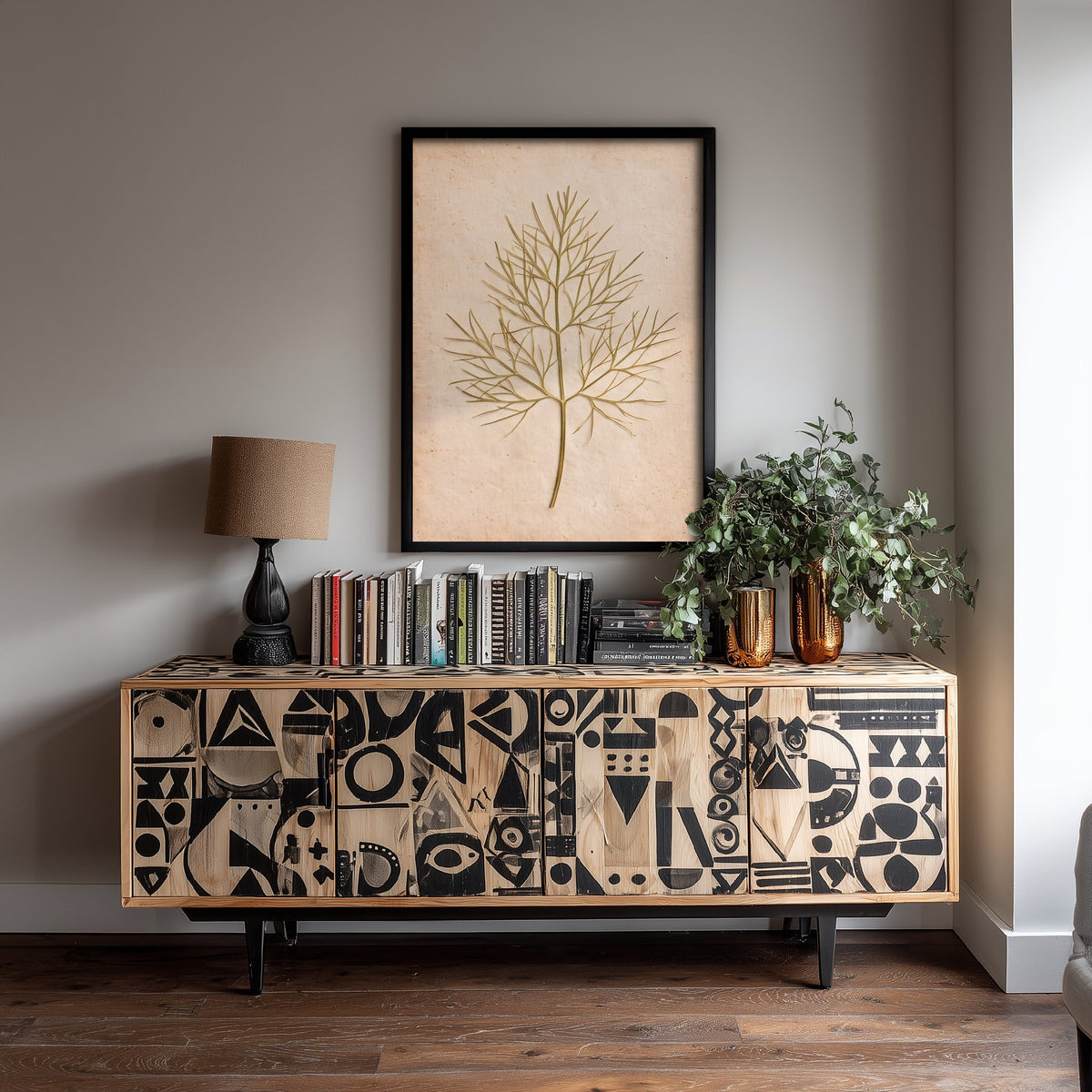 Pressed Dill Art Print - Vintage Kitchen Herb Herbarium Photo - Feathery Dill Weed Poster 2/3