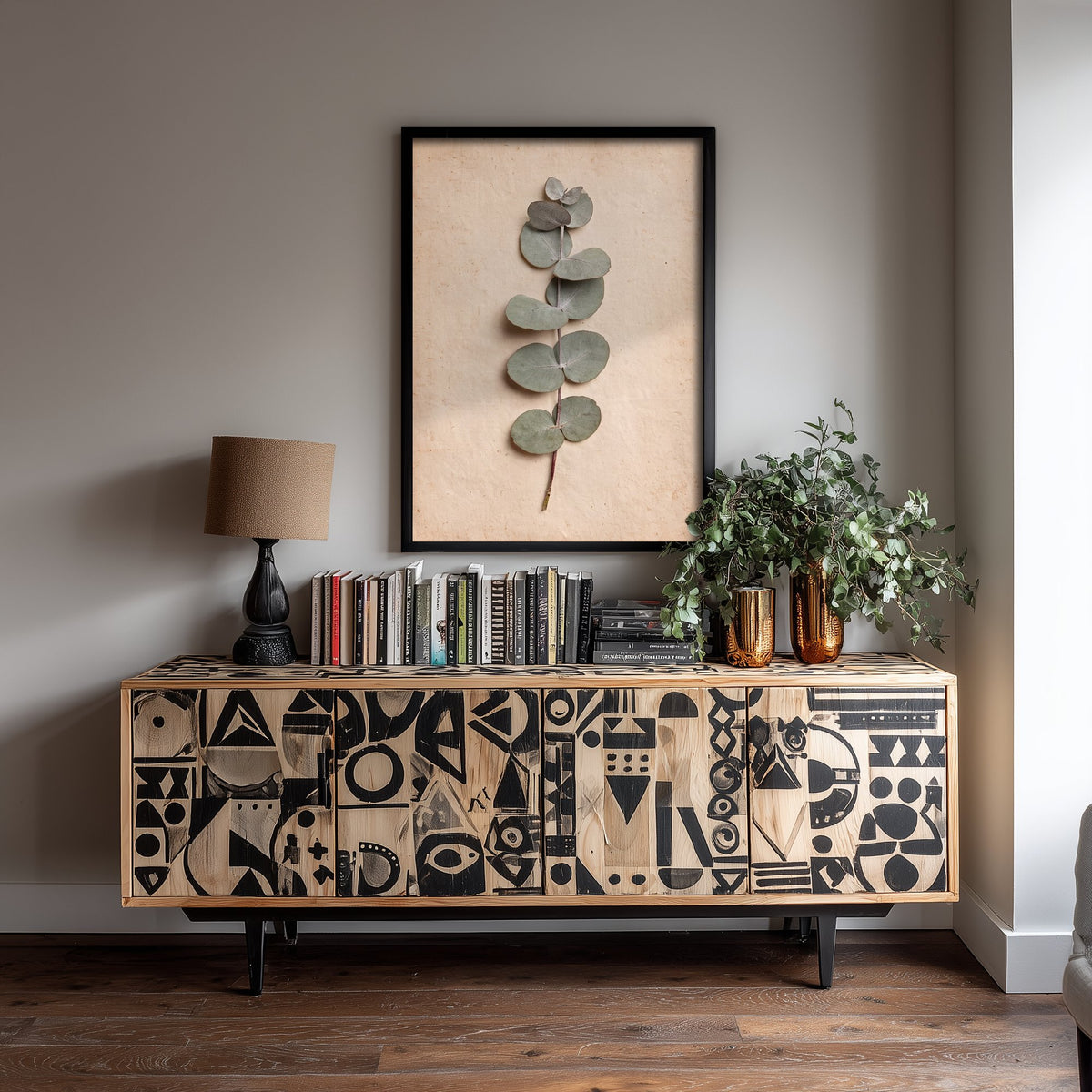 Pressed Eucalyptus Sprig Art Print - Sage Green Botanical Poster - Vintage Herbarium Photo 3/3