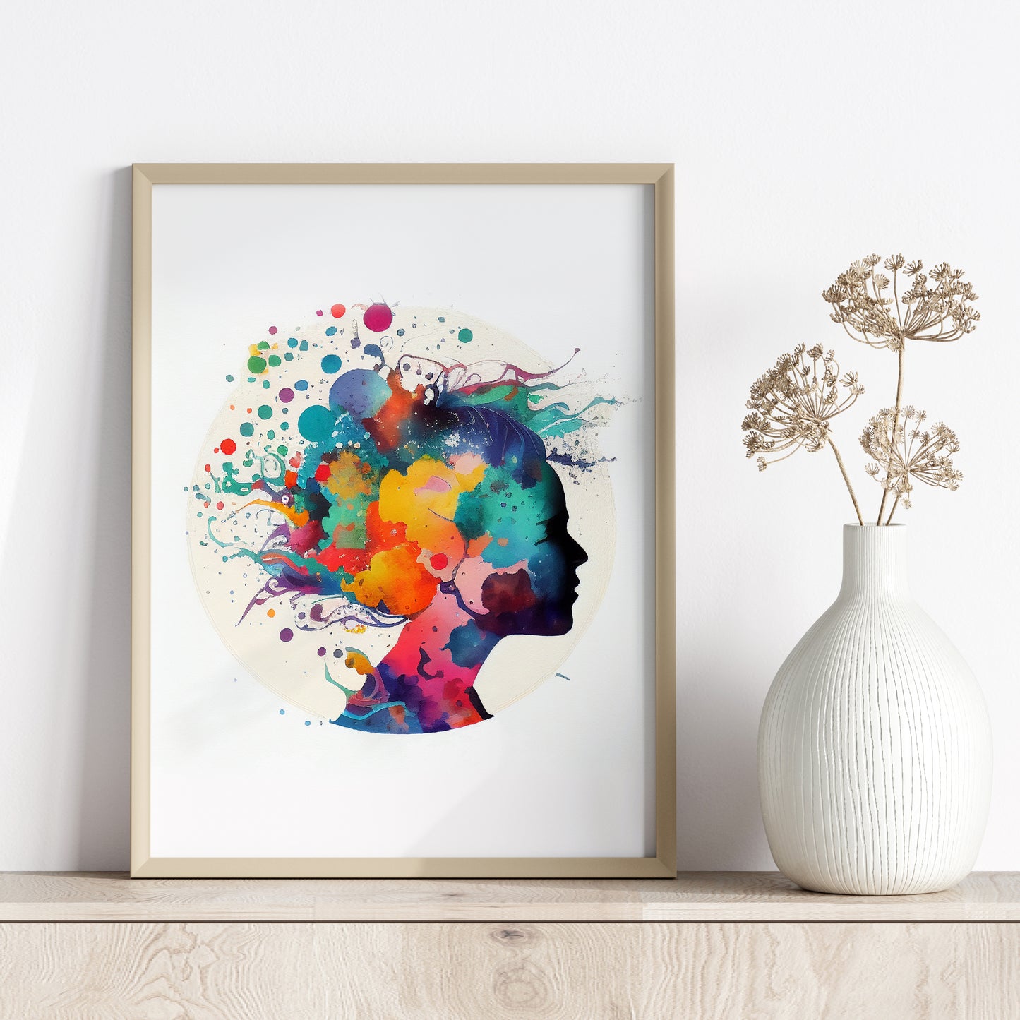 Set of Three Meditation / Mindfulness Watercolour Prints