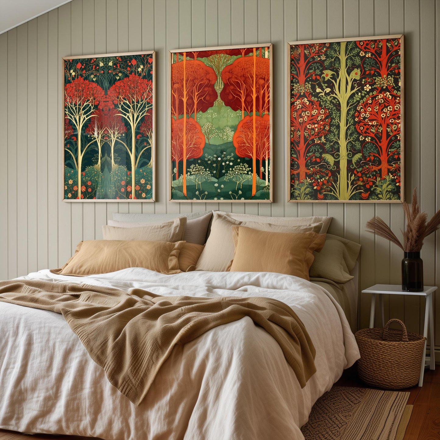 Scottish Woodlands Set of Three Art Prints