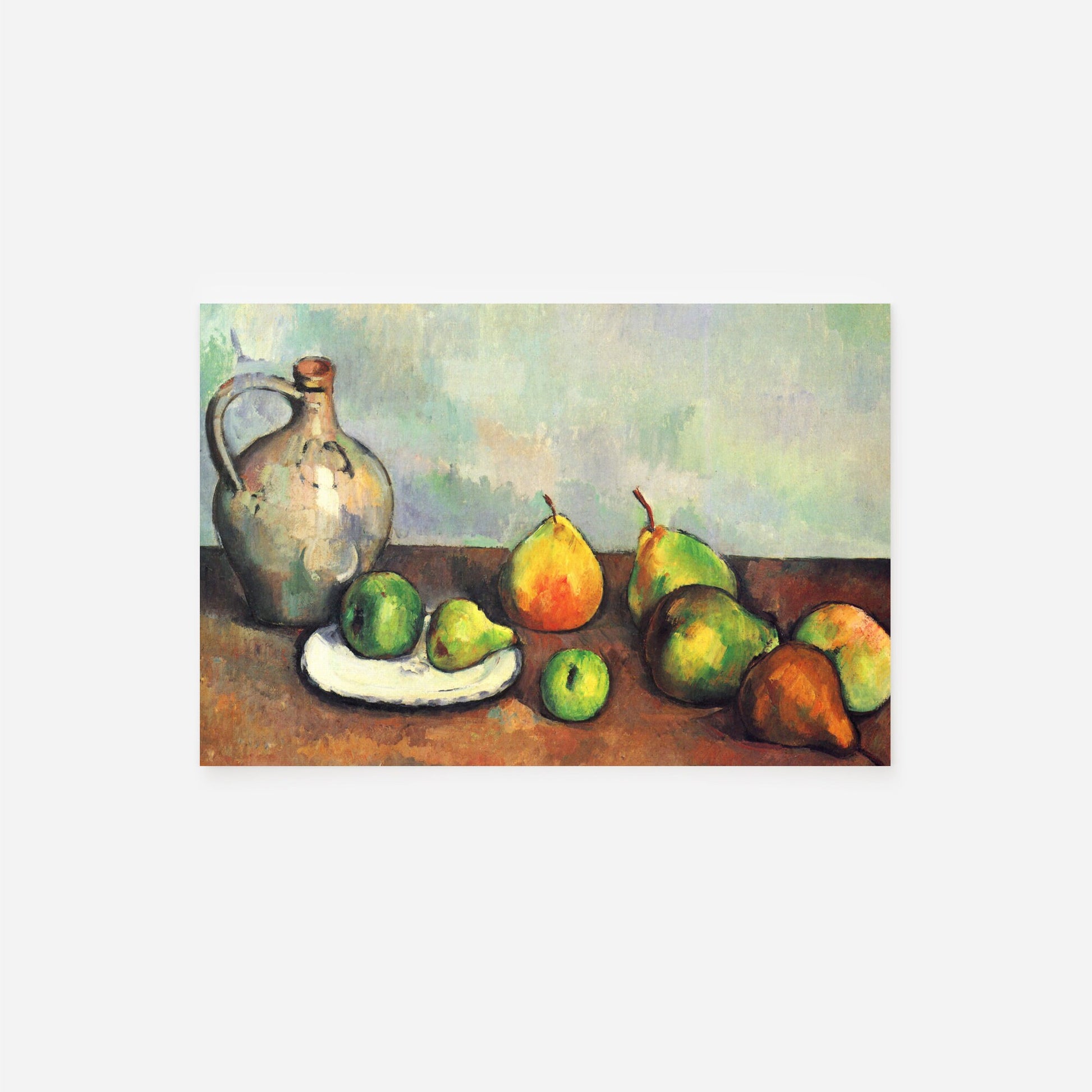 Set of Four Paul Cezanne Prints - 4 Classic Paintings - Photo Poster Wall Art Gift Giclée Museum Quality - Pears Apple Still Life Table Pot