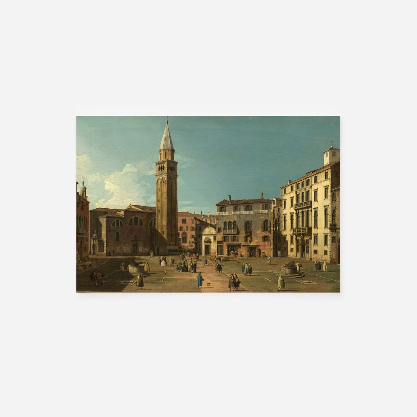 Set of Four Canaletto Prints - 4 Classic Paintings - Photo Poster Wall Art Gift Giclée Museum Quality - Warm Tone Vintage City Venice Water